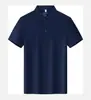 Camisa Polo com Gola Manga Curta Camiseta Promocional Cultural Roupa de Trabalho com Logo Estampado Verão Respirável Casual