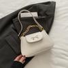 Bolso de Cadena de Hombro Único Estilo Coreano 2025 Primavera Nuevo Simple Versátil Bolso para Viajar Decorativo con Lazo Bolso Bandolera