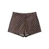 2025 Nova Roupa Feminina de Outono Estilo Europeu e Americano Jaqueta de Seersucker Shorts 2010713 3067506