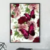 Pintura de Diamantes 5D Más Vendida Transfronteriza, Pegatinas de Pintura de Diamantes de Flores, Pintura Decorativa DIY de Diamantes Completos, Venta Directa de Fábrica, Venta al por Mayor y Dropshipping