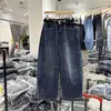 Jeans de pana con forro, de estilo coreano auténtico, de cintura alta, adelgazantes, holgados, casuales, versátiles, para mujer, invierno 26