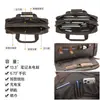 Bolsa de Mão de Couro Crazy Horse Retrô, Pasta Masculina de Grande Capacidade para Viagem de Negócios, Bolsa de Couro Genuíno de Alta Qualidade, Bolsa para Computador