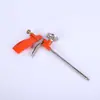 Pistola de Pegamento de Espuma Poliuretano Todo Metal Sin Limpieza Alta Eficiencia Manual Pistola de Espuma para Sellado de Puertas y Ventanas