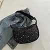 2026 Bolso Tote Sencillo para Mujeres Niñas Lindo al por Mayor Transfronterizo de un Solo Hombro Estudiante Universitario Clase Versátil Elegante Bolso Cruzado