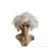 Peluca cosplay Einstein trenza blanca permanente de maíz peluca cabeza explosiva de profesor viejo venta caliente transfronteriza