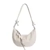 Bolso Cruzado Casual Simple Estilo Coreano 2026 Primavera Nuevo Gran Capacidad para Viajes Bolso Dumpling Piel Suave