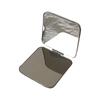 Acero Inoxidable Espejo Pequeño Plegable Portátil Espejo Estudiantil de Dormitorio Espejo de Mano Espejo de Maquillaje de Doble Cara Mini Espejo Redondo Pequeño