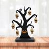 Oferta especial: Árvore de Esqueleto de Ferro com 1 e 6 Caveiras de Resina, Decoração Artesanal Personalizada Criativa para Atmosfera de Halloween