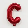 Globos de Papel de Aluminio con Letras y Números Rojos de 16 pulgadas Decoración para Primer Cumpleaños Boda Globos de Papel de Aluminio Venta al por Mayor