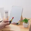 Espejo de maquillaje plegable, alta definición, de escritorio, espejo de tocador de gran tamaño para habitaciones de residencia estudiantil, espejo estilo princesa, espejo compacto portátil con tapa abatible