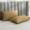 Tienda de Fábrica Transfronteriza Color Sólido Cómoda Agradable a la Piel Cepillada Funda de Almohada Individual 48*74cm Paquete Individual/Doble