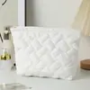 Bolsa de Cosméticos Acolchada Transfronteriza Bolso de Mano en stock Estuche para Lápices Estilo Japonés Simple Gran Capacidad Alto Valor Cuadros Almacenamiento