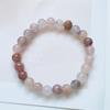 Pulseira de Pedra Ágata Olho de Tigre Cristal Natural 8mm Fashion Simples Círculo Único Contas Redondas Joia Transfronteiriça Pulseira de Obsidiana