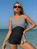 En stock 2027 Europeo y Americano Transfronterizo Estilo Nuevo Bikini Estampado con Cordones Dividido Traje de Baño para Mujer Amazon Secado Rápido Traje de Baño