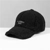 Gorra de Béisbol Bordada con Letras Coreanas para Mujer Otoño e Invierno Nueva Casual Combinable Cálida Sombrero Rostro Visible Pequeña Gorra de Copa Suave