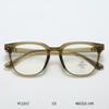 YC1217 - Nuevas gafas retro con montura negra anti-luz azul para hombres y mujeres, montura sencilla para adelgazar el rostro, versátiles para miopía