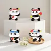Insignia de Pin Metálico de Tenis de Mesa Panda Lindo de Dibujos Animados Broche Versátil Personalizado Accesorios para Mochila Escolar Ropa Pequeños Regalos