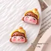 Accesorios de resina para manualidades de dibujos animados, accesorios de tamaño pequeño, chica gorda, pegamento de crema, pasador de pelo hecho a mano, funda para teléfono móvil, accesorios para hebilla de zapatos