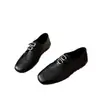 Zapatos oxford de estilo británico para mujer, nueva colección otoño 2026, piel suave, diseño de doble tira, patrón repujado, puntera redonda, zapatos planos versátiles