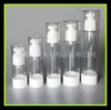 Botella de emulsión de agua al vacío de 80 ml, botella pulverizadora, botella de esencia, equipo de pesca, botella pequeña de medicina, botella con bomba de vacío de 80 ml