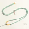 Tejido de Hilo Dorado Hecho a Mano Colgante de Jade Ajustable Colgante de Jade de Guanyin Cuerda para Colgar en el Cuello Joyería para Hombres y Mujeres Cuerda de Collar Venta al por Mayor