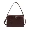 2025 Otoño Nuevo Estilo Retro Casual Nicho Moda Bolso Cuadrado Pequeño Personalizado para Mujer Bolso de Hombro Cruzado Moderno