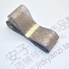 Fita de fio dourado nova de 25MM fita de neve fita fita acessórios de cabelo feitos à mão material para adorno de cabeça acessórios de joias DIY