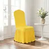Capas de Cadeira Elásticas de Cor Sólida Espessadas Transfronteiriças para Hotéis, Casamentos, Celebrações, Festas, Capas de Banqueta de Cobertura Total Fabricante