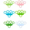 Nuevo equipo pequeño de silicona con cinco agujeros para estirar los dedos y hacer ejercicio en la muñeca, ideal para el ocio y la descompresión.