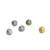 Botones Mini Ultrapequeños de 7mm para Ropa de Muñeca Flor Pequeña Ropa de Muñeca Bjd Botones Metálicos Accesorios para Muñecas