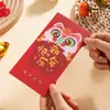 Sobre Rojo de Año Nuevo 2026 Año Nuevo del Caballo Bolsa Creativa de Sobre Rojo Paquete de la Suerte de Nochevieja Paquete Rojo Personalizado
