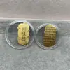 Shenzhen Shuibei Mismo Estilo Oro Puro 999 Tesoro de la Fortuna Aleación Gato de la Suerte Adhesivo Dorado para Teléfono Móvil para Atraer Riqueza Tienda de Oro