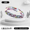 Diadema Deportiva Infantil Absorbente de Sudor Transpirable Running Tenis Antideslizante Cinta para el Cabello Cinta Sudorosa Cinta para el Cabello Baloncesto Pañuelo Elástico para la Cabeza