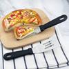 Alça de plástico mini aço inoxidável pequena pá de fritura vazamento pá resistente a altas temperaturas cozinhar teppanyaki bife bife pá pá de churrasco