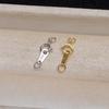 Yalin S925 pulseira de prata esterlina fivela colar fivela fivela de mola fivela de prata fivela de reparo fivela talão material diy acessórios 5mm
