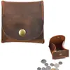 2025 Popular Porta-moedas de Couro PU Pequena Bolsa de Dinheiro de Couro PU Pequena Bolsa de Cosméticos Bolsa de Moedas Bolsa para Fones de Ouvido Bolsa de Moedas