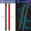Luces LED de ambiente para coche transfronterizas una por cuatro dos monocromáticas luces para reposapiés decoración de coche luces para reposapiés