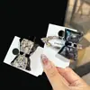 Diadema de strass lujosa y elegante, dulce y brillante con diamantes, scrunchie con forma de lazo para coletas y moños