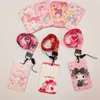 Portatarjetas de Estudiante Snoopy de Comercio Exterior Lanyard Stitch Portatarjetas de Autobús Mismo Estilo Lanyard Bolsa de Tarjetas Cartoon Kuromi