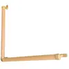 Soporte de inodoro Pasamanos viejo asistente para personas con discapacidad Reposabrazos resina aluminio Amarillo Forma de L 60*60CM