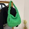 Bolsa de Nube Grande Plegada al por Mayor Comercio Exterior para Mujer Estilo Coreano Tamaño L Bolsa de Mano Gran Capacidad Cruzada Bolsa de Algodón Bolso de Hombro
