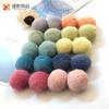 Bola de pelo de visón de 4 cm pendientes anti-accesorios para tocado DIY cadena de suéter adornos de pelo de visón accesorios de joyería de bola de pelo de visón accesorios colgantes