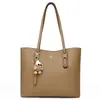Bolso Tote de Gama Alta Nuevo 2026 para Mujer, Moderno, Sencillo, Textura de Color Puro, Bolso de Hombro para el Viaje Diario