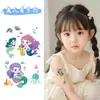 Hermosos Tatuajes de Pegatina de Sirena de Cuento de Hadas con Brillo de Colores Fáciles de Limpiar Brazo Pecho Linda e Interesante Decoración Personalizada
