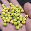 Cuentas Amarillas de Colza Estilo Vintage, Cuentas Sueltas de Jade Sintético, Cuentas Tubulares Amarillas Fluorescentes, Cuentas Separadoras, Pulsera Lulutong, Collar, Accesorios de Joyería