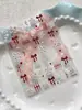 Adesivos de Unha com Padrão de Formiga, Bolinhas, Flores, Fita, Laço para Meninas Doces, Arte de Unha Delicada Feminina Yt9029