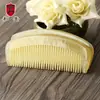 Peine de cuerno de color natural de 10 cm de ancho, venta al por mayor de fábrica, peine portátil de viaje para el cabello, peine de masaje