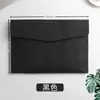 Maletín de Cuero tamaño A4 Bolso para Archivos Personalizable con Logo Bolso para Archivos Almacenamiento Publicitario Portátil Bolso para Contratos Transfronterizo
