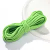 Nuevo Cordón de Colorido Núcleo Envuelto de 5 mm, Color Sólido, Paracord de Nylon Resistente al Desgaste, Correa Tejida a Mano para Colgante de Mochila DIY