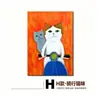 Pósters de Pintura en Lienzo Transfronterizos Temu, Pinturas Decorativas para Sala de Estar, Gatos de Dibujos Animados, Arte de Pared para Restaurantes, Impresión de Alta Definición al por Mayor